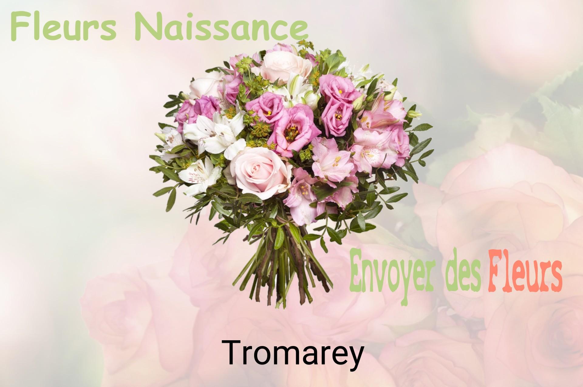 Bouquet de fleurs de naissance livré à Tromarey